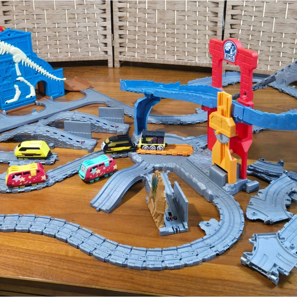 Thomas & Friends Fold & Go Playset Lot + Extra Track